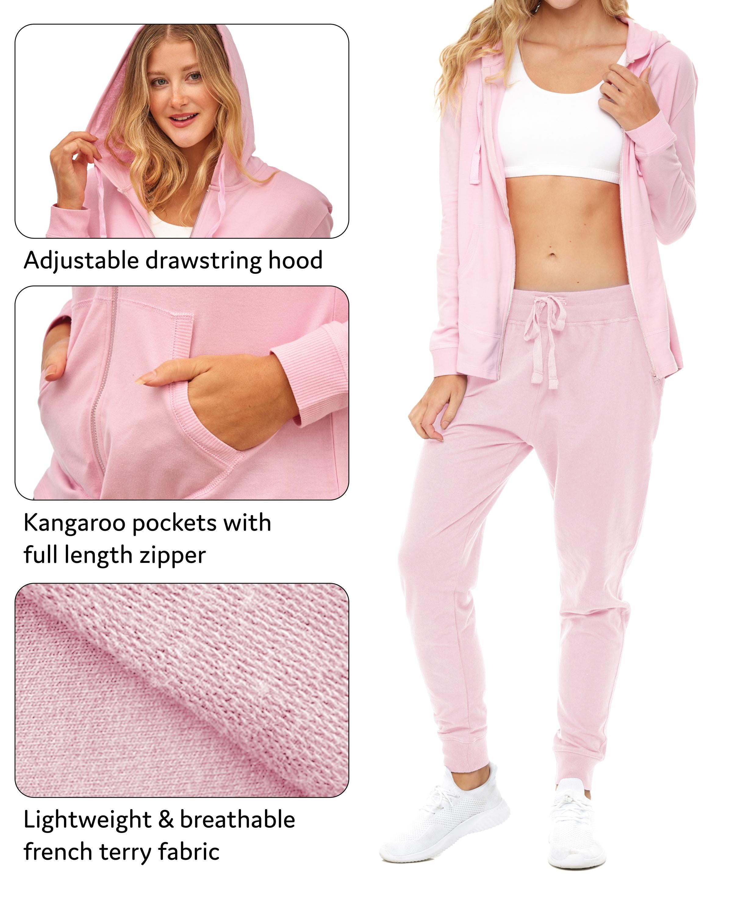 パンツ [HUG YOUR SKIN] typeservice coyseio Women's French Terry Fleece Full-Zip Hoodie | All Season Cotton