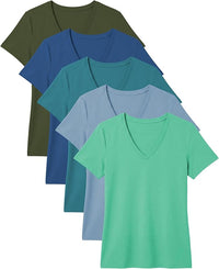 Women's Soft & Stretch V-Neck T-Shirts