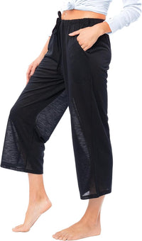 Women's Capri Length Lounge & Cover Up Spa Pants