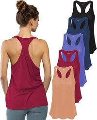 Women's Flowy Racerback Burnout Tank Top | Super Lightweight & Soft