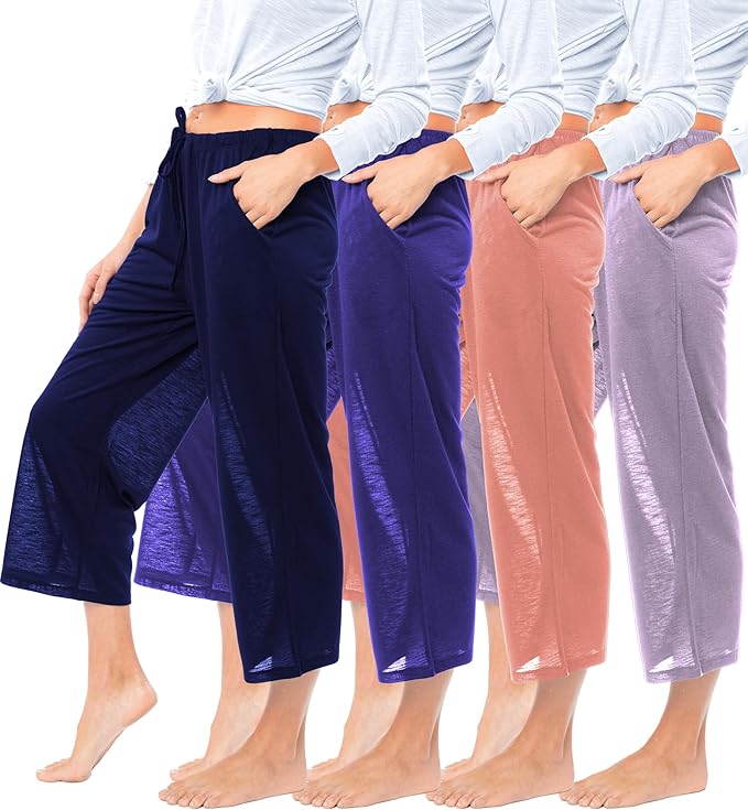 Women's Capri Length Lounge & Cover Up Spa Pants