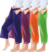 Women's Capri Length Lounge & Cover Up Spa Pants