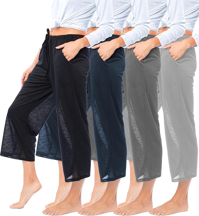 Women's Capri Length Lounge & Cover Up Spa Pants