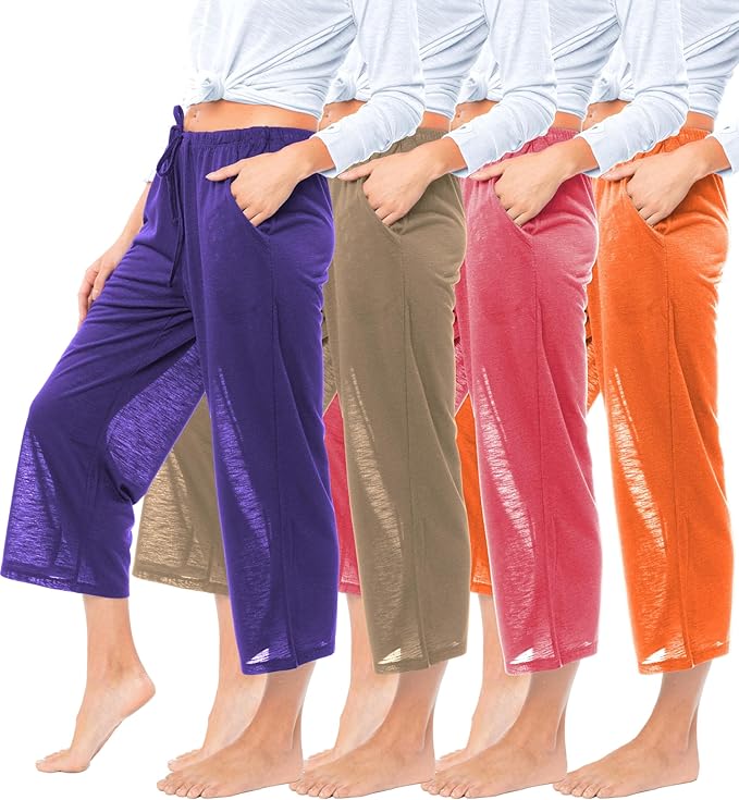 Women's Capri Length Lounge & Cover Up Spa Pants