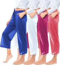 Women's Capri Length Lounge & Cover Up Spa Pants