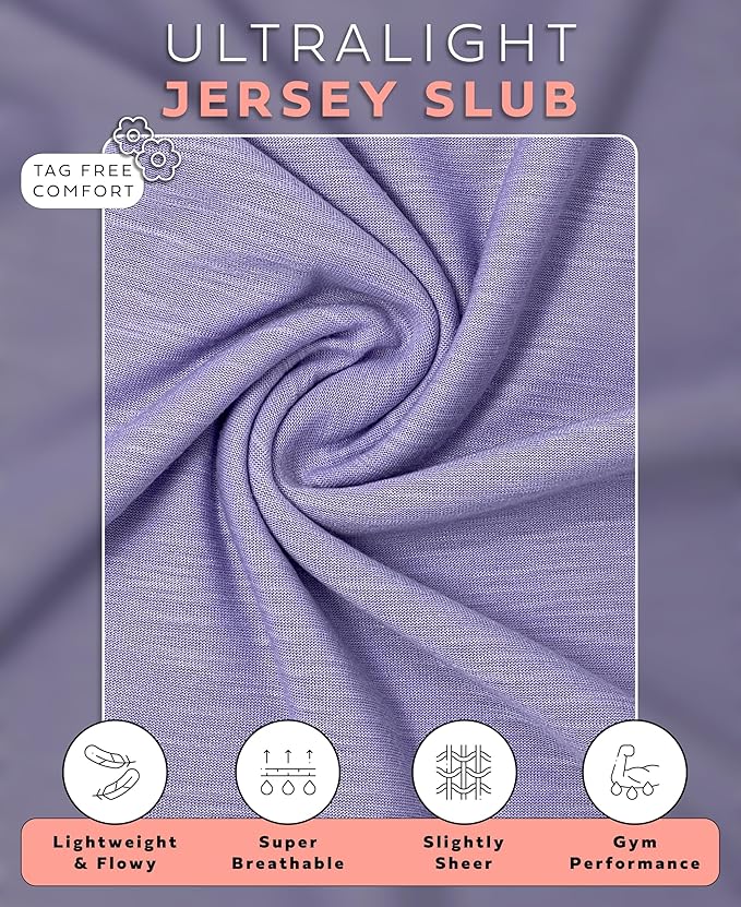 Women's V-Neck Short Sleeve Semi Sheer Slub Burnout T-Shirt Top