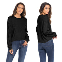 Sexy Basics Women's Long-Sleeve Midweight Cozy Crewneck Sweater | Multi Packs