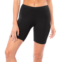 Semi-Sheer Cotton Spandex Bike Boyshorts