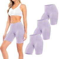 Semi-Sheer Cotton Spandex Bike Boyshorts