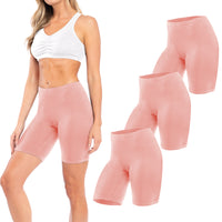 Semi-Sheer Cotton Spandex Bike Boyshorts