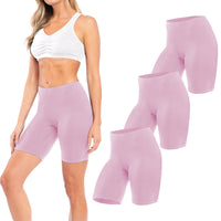 Semi-Sheer Cotton Spandex Bike Boyshorts