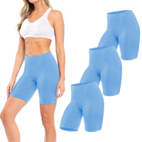 Semi-Sheer Cotton Spandex Bike Boyshorts
