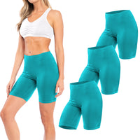 Semi-Sheer Cotton Spandex Bike Boyshorts