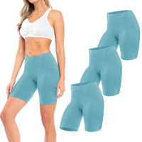 Semi-Sheer Cotton Spandex Bike Boyshorts