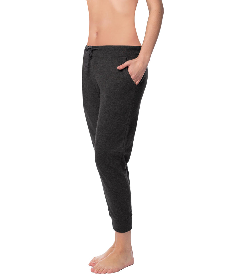 2 Pack Women's French Terry Jogger Capri Sweatpants