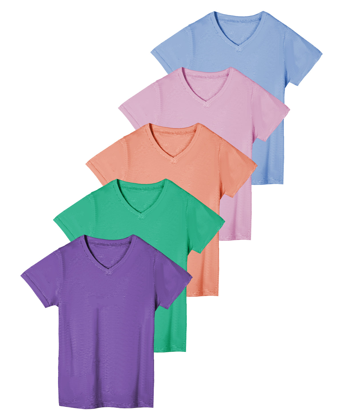 Women's Cotton V-Neck Short Sleeve T-Shirt