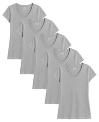 Women's Cotton V-Neck Short Sleeve T-Shirt