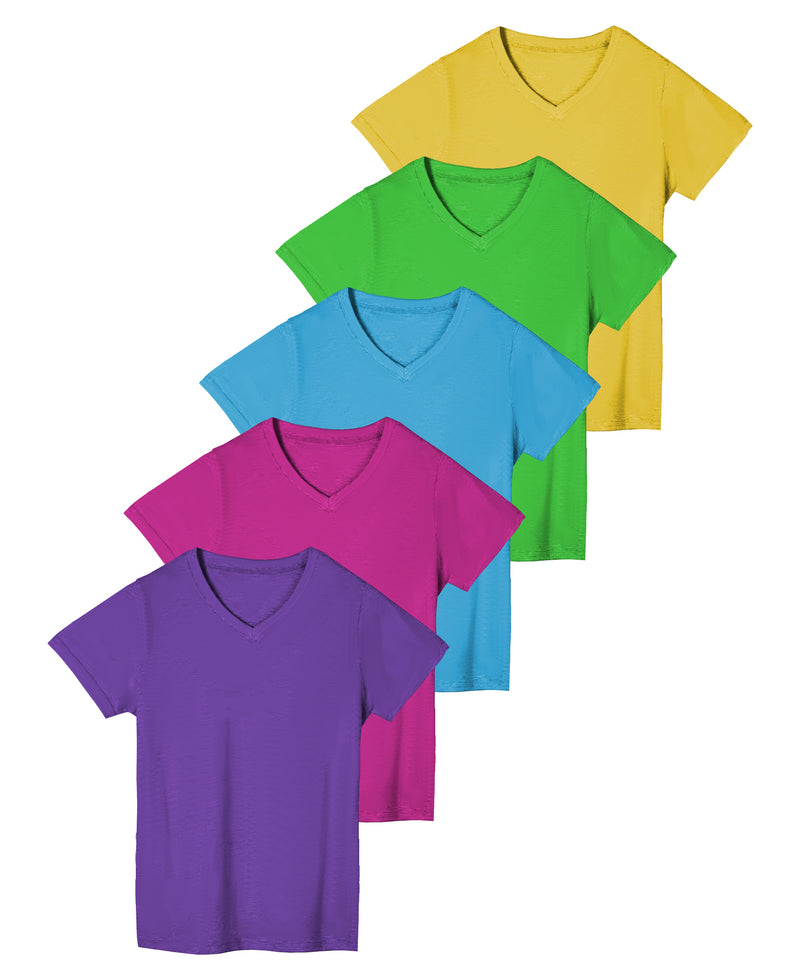 Women's Cotton V-Neck Short Sleeve T-Shirt