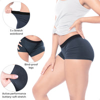 Women's Modern Active Buttery Soft Boy Short Boxer Brief Panties