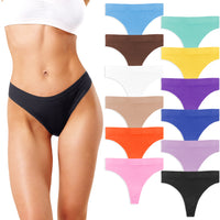 Women's Active Sport Thong Panties Underwear - Multi Packs