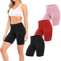 Semi-Sheer Cotton Spandex Bike Boyshorts