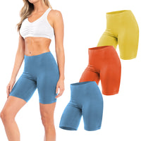 Semi-Sheer Cotton Spandex Bike Boyshorts