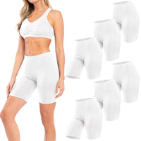 Semi-Sheer Cotton Spandex Bike Boyshorts