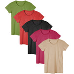 5 Pack- Olive /Fuschia / Red / Khaki / Black