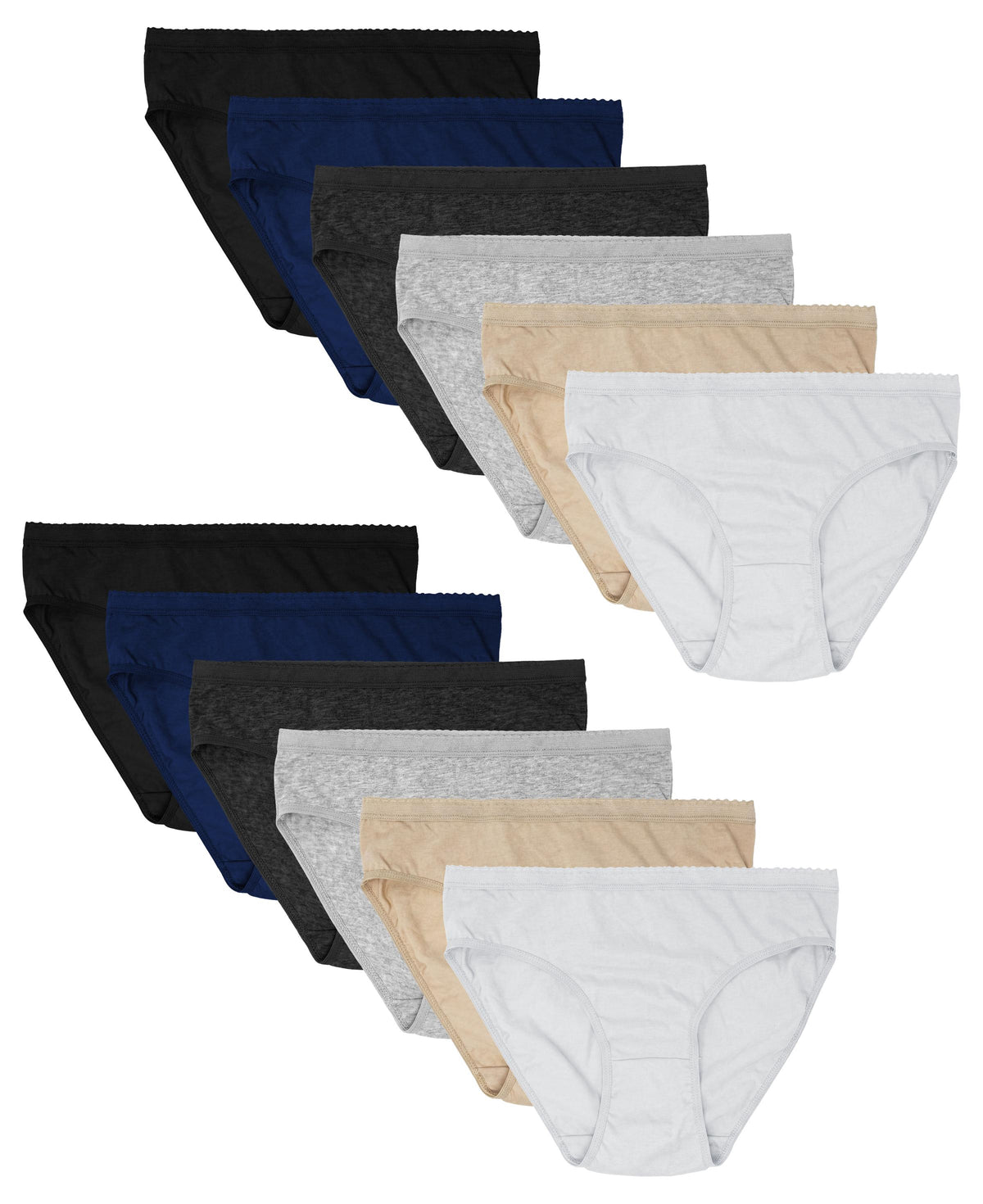 Womens High-Cut Panty Bikini Briefs