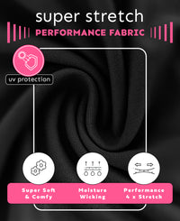 6 Pack Women's Scoop Neck Base Layer Long Sleeve Top