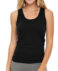 5 Pack Women's Sport Cotton-Spandex Tank Top