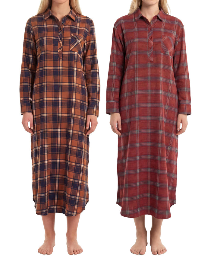 Women's Cotton Long Nightshirt