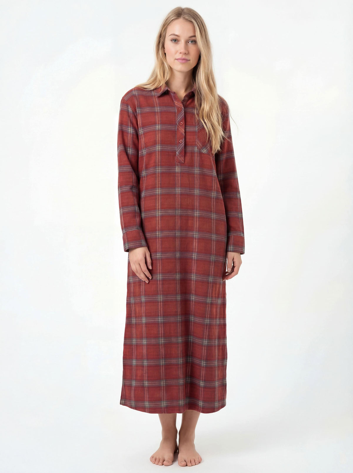 Women's Cotton Long Nightshirt