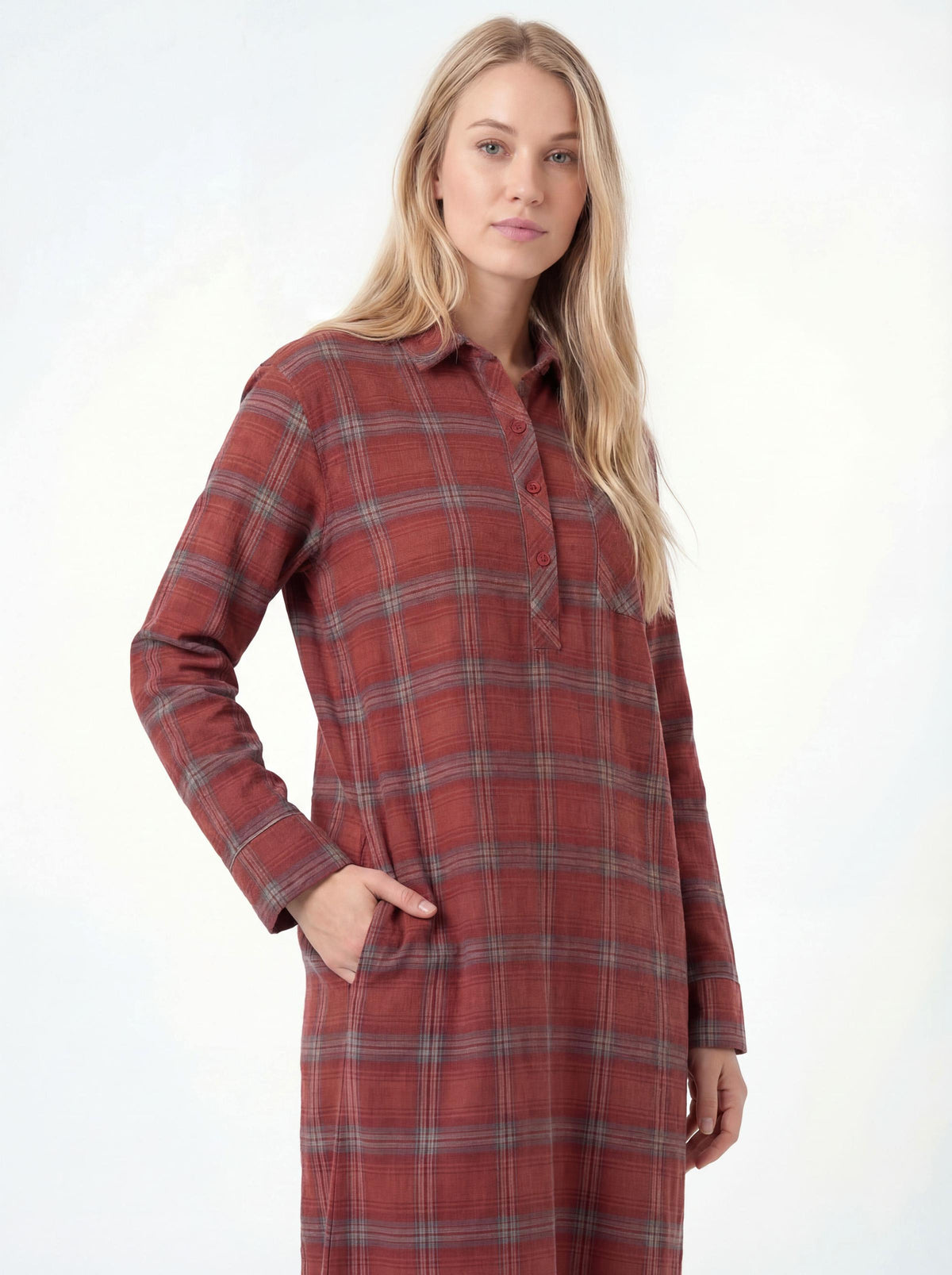 Women's Cotton Long Nightshirt