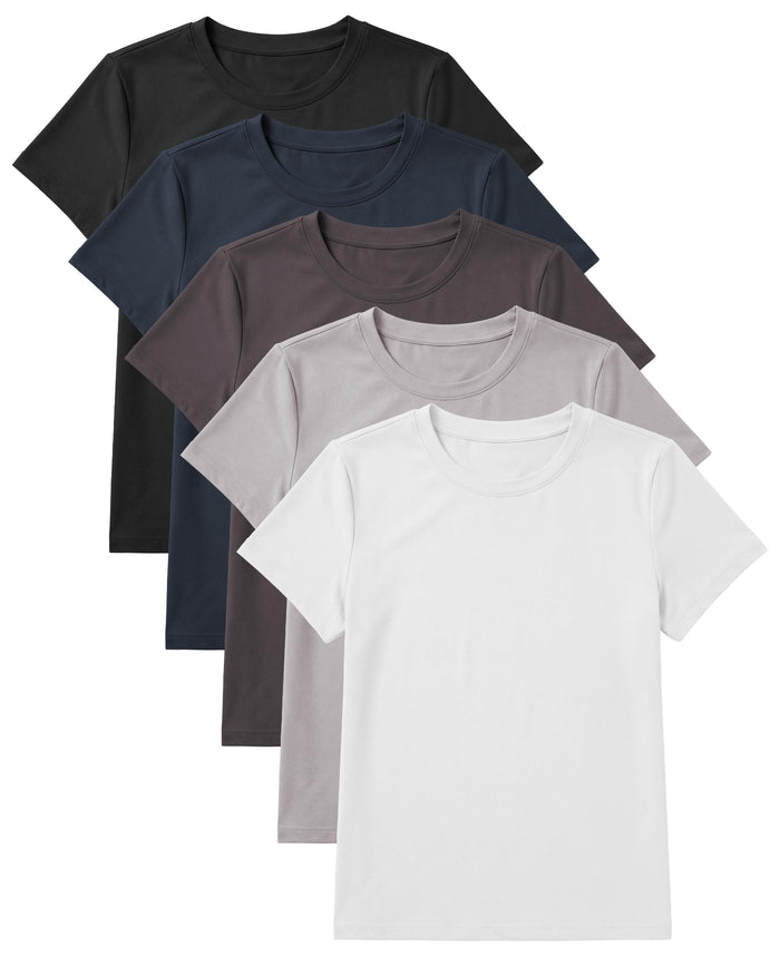 Women's Soft & Stretch Crew Neck T-Shirts