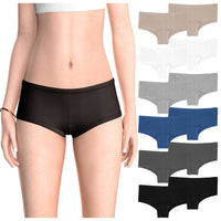 Sexy Basics Women's 12 Pack Cotton Stretch Boyshort Panties