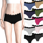 10 Pack- Core Solids With Black Lace