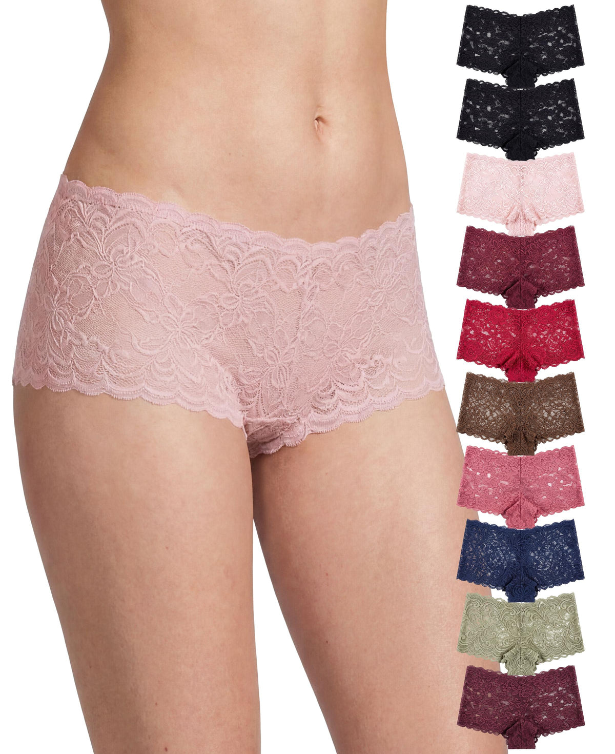Women's Lace Boyshort Boyleg Panty