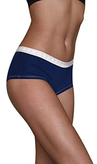Sexy Basics Women’s Boy Cut Boy Short Panties Comfort Pack of 12 / Ultra-Soft Cotton Stretch Underwear