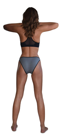 Sexy Basics Womens 12 Pack String Bikini Briefs/Ultra-Soft Cotton/Spandex Stretch No-Show Panties